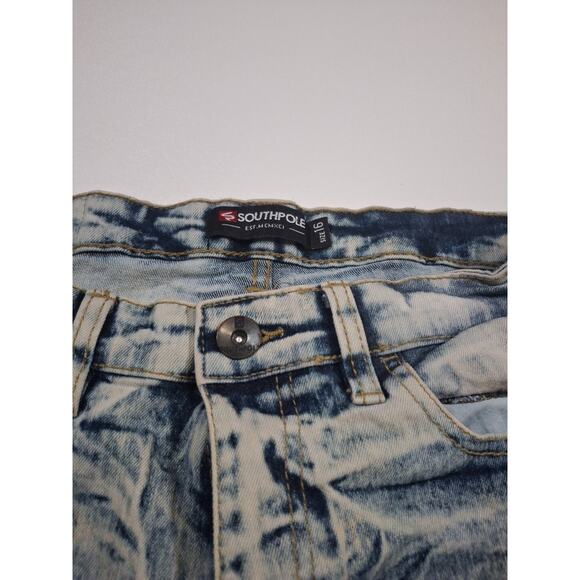 South Pole Denim Shorts Youth size 16 - Picture 2 of 3